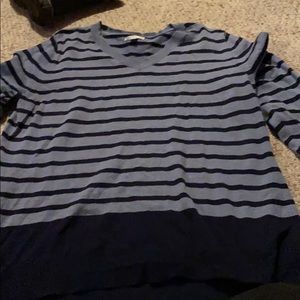 Blue and black sweater